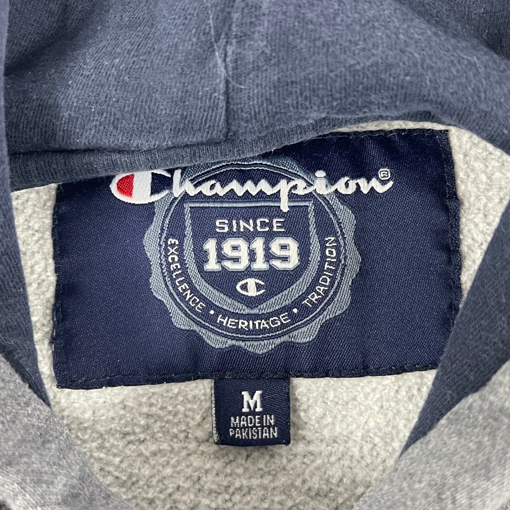 Drexel University Champion Mens Medium Gray Dragons Pullover Hoodie Sweatshirt - Picture 4 of 12